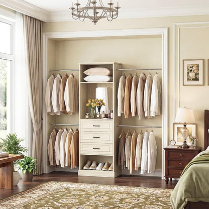 Unikito Closet System, 4FT - 9FT Closet Organizer - Image 5