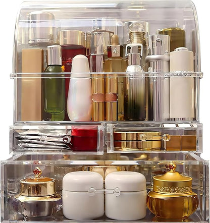Clear Large Acrylic Makeup Organizer by Unknown