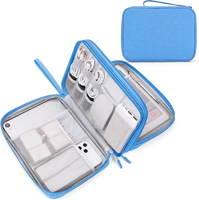 FYY Electronic Organizer, Extra Large Travel Cable Organizer Bag Pouch Portable by FYY