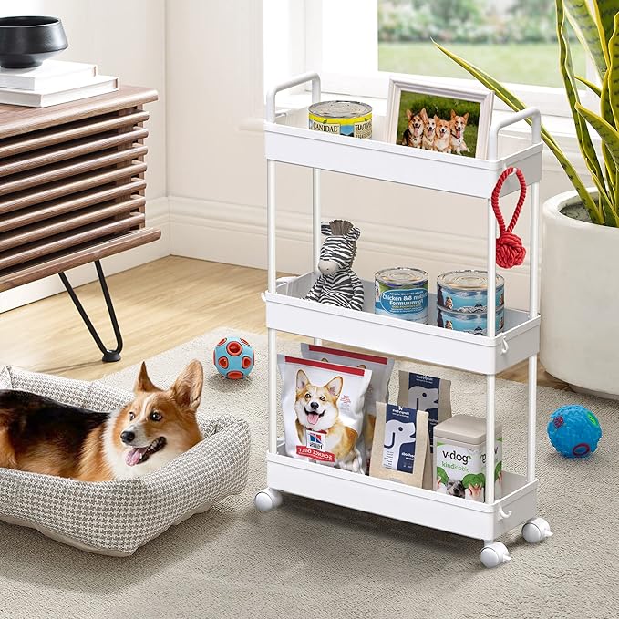SOLEJAZZ Slim Rolling Storage Cart - Image 6