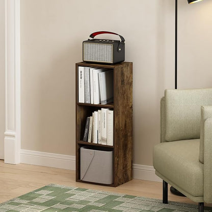 Furinno PASIR Book Shelf, 3-Tier Bookshelf, Open Storage Shelf Bookcase - Image 2