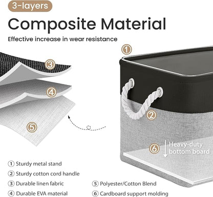15x11x10 In Foldable Fabric Large Storage Bins - Image 2