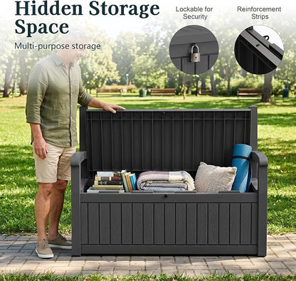 Outdoor Bench, Waterproof Garden Bench - Image 4