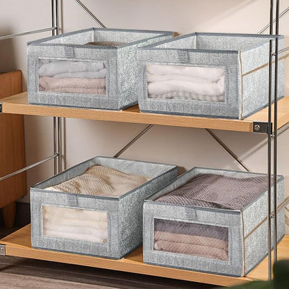 6 Pieces Linen Closet Storage Bins - Image 7