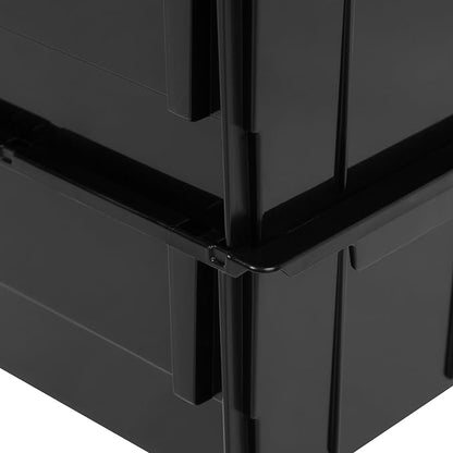 IRIS USA Extra Large Stackable Storage Bins, |Made in USA|, Plastic Open Front - Image 7