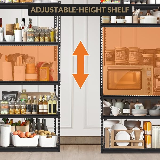 GarveeTech Heavy Duty Garage Shelving Unit, 60 in L x 24 in W x 78 in H - Image 5