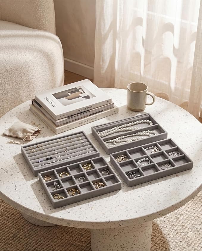 Velvet Jewelry Trays, Jewelry Organizer - Image 2