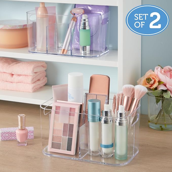 STORi Bliss 5-Compartment Plastic Cosmetics Storage Organizer - Image 6