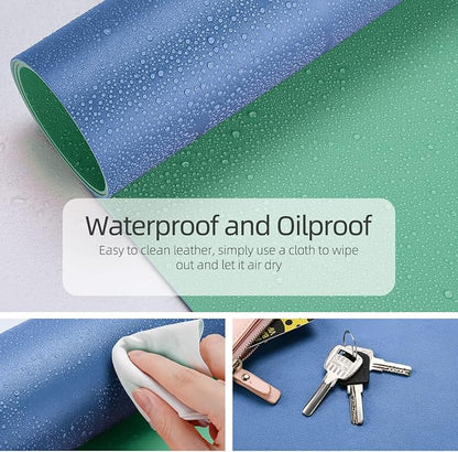 YSAGi Office Desk Pad, Desk Mat, 23.6" x 13.7" Ultra Thin Waterproof PU Leather - Image 2