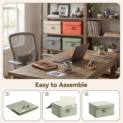 GRANNY SAYS Storage Bins with Lids, Decorative Storage Boxes, Shelf Baskets - Image 5