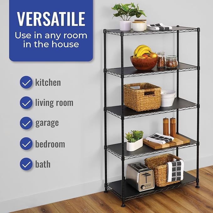 SafeRacks - NSF Certified Storage Shelves, Heavy Duty Steel Wire Unit - Image 3