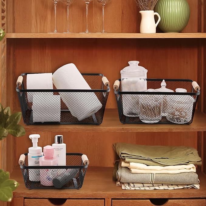 Noamus 3 Pack Metal Mesh Basket - Image 7