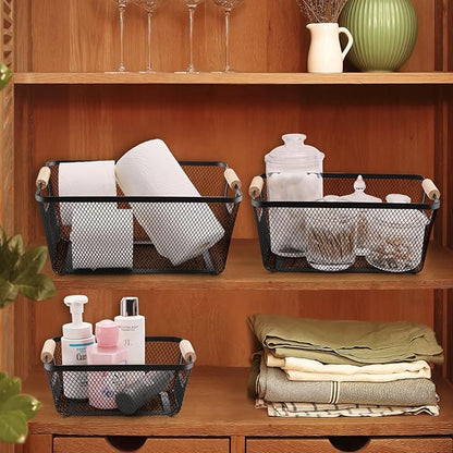 Noamus 3 Pack Metal Mesh Basket - Image 7
