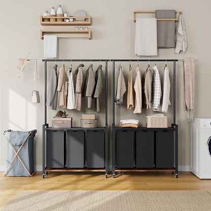 GarveeHome Rolling Laundry Cart - Image 9