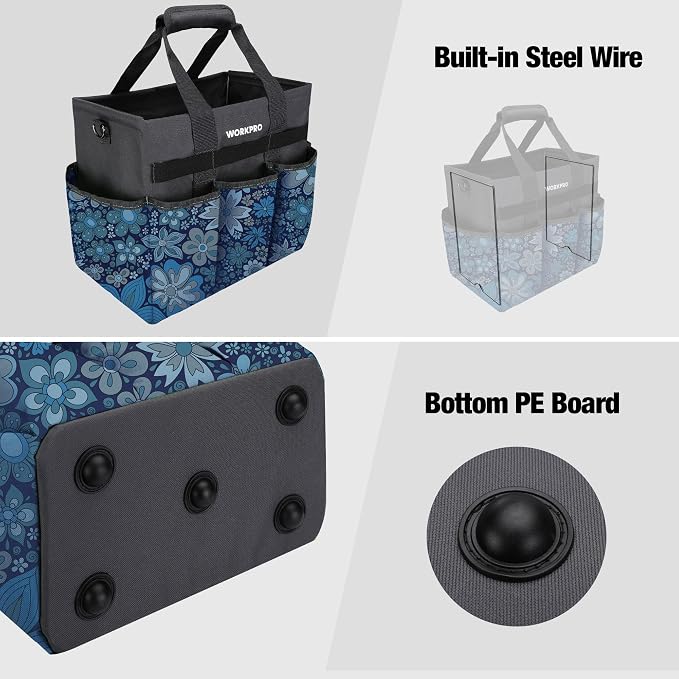 WORKPRO Garden Tool Bag Organizer, Heavy Duty Gardening Tote Bag - Image 5