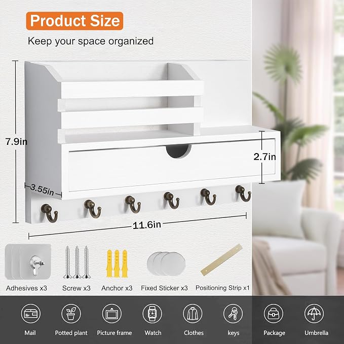 dreampossible Key and Mail Holder - Image 6