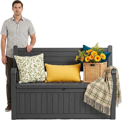 Outdoor Bench, Waterproof Garden Bench - Image 7