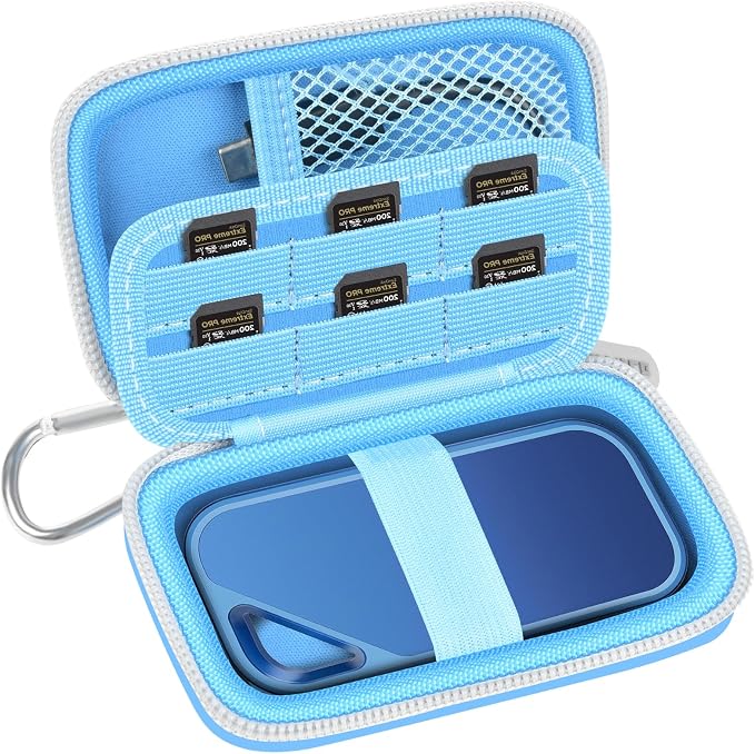 Case Compatible with SanDisk 1TB 2TB 4TB 500GB 8TB by paiyule