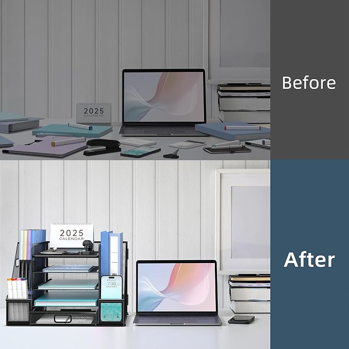 SUPEASY Mesh Desk Organizer - Image 5