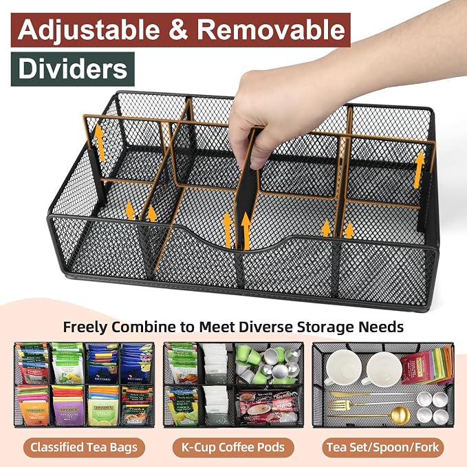 Tea Bag Organizer, Tea Bag Holder Organizer - Image 3