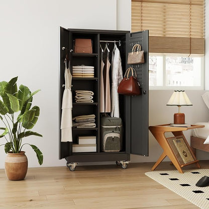 SUXXAN Broom Closet Storage Cabinet - Image 8