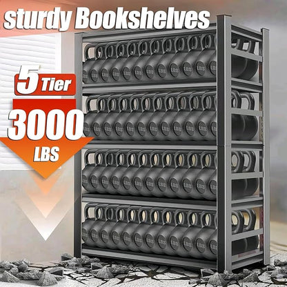 2pack Garage Shelving Heavy Duty Storage Shelves - Image 5
