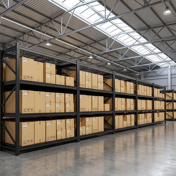 8000 LBS Heavy Duty Garage Shelving, Adjustable Steel Shelving Unit Holds 2000 - Image 8