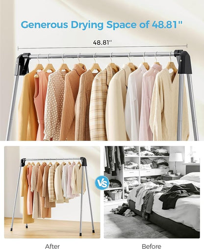 APEXCHASER Clothes Drying Rack Foldable, Stainless Steel Laundry Drying Rack - Image 7