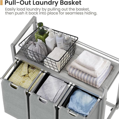 Laundry Hamper, Laundry Basket, Laundry Sorter - Image 5
