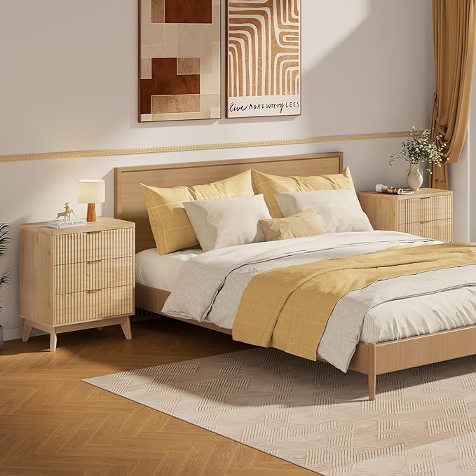 LYNCOHOME Fluted Night Stand - Image 5