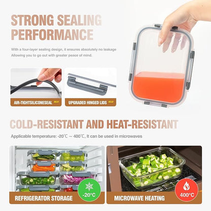 10-Pack Meal Prep Containers - Image 4