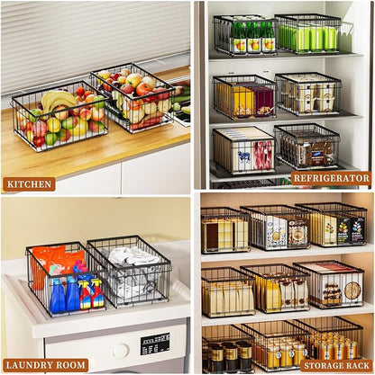 Large Freezer Organizer Bins, Upgrade Quick Expand/Collapse Feature, - Image 8
