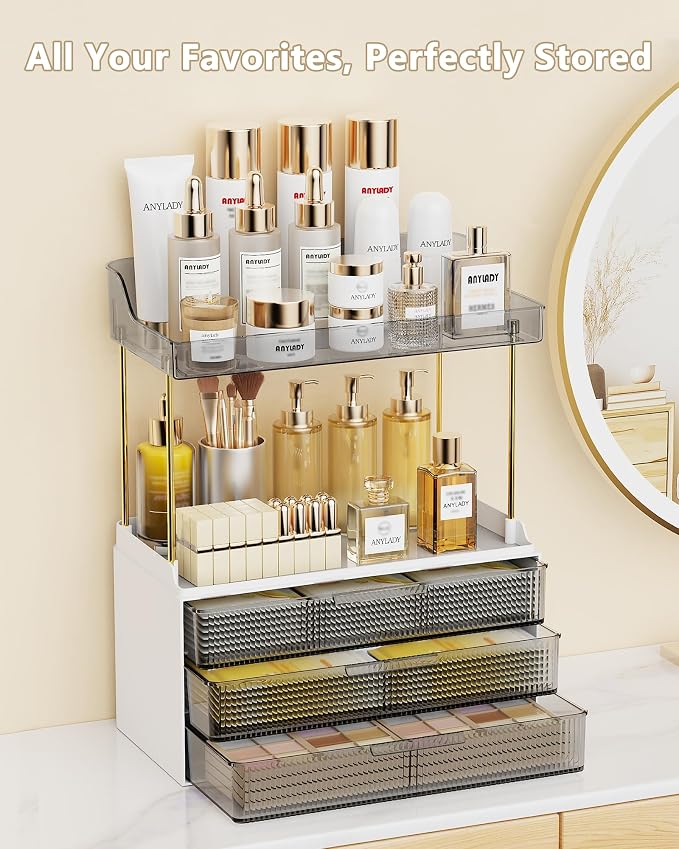 Bathroom Organizers and Storage, Makeup Organizer, Countertop, Dresser Organizer - Image 2