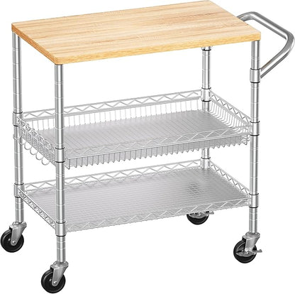 3 Tier Rolling Kitchen Carts by WDT