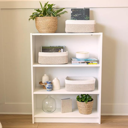 NaturalCozy 13.5”x8.5”x5.5” Storage Baskets - Image 8
