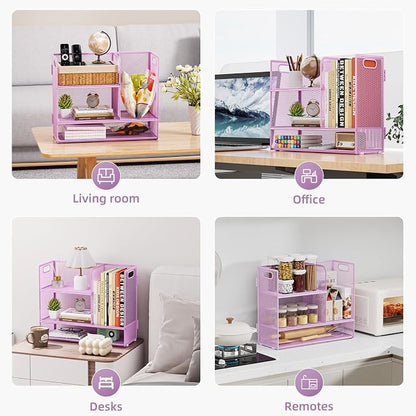 Marbrasse 3-Tier Desk Shelf Organizer - Image 7
