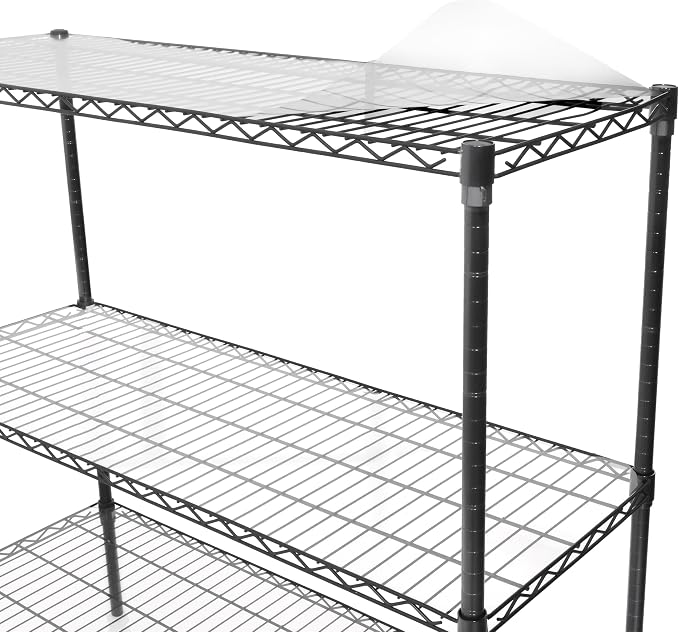 GDFStudio 3-Tier Storage Shelves Set of 2, Adjustable Garage Storage Racks - Image 9