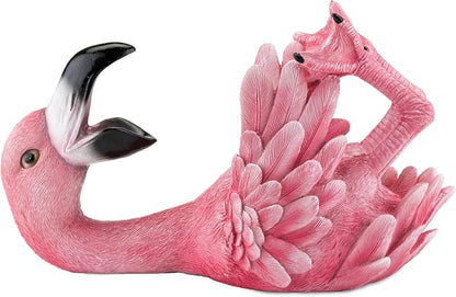 True Flirty Flamingo Polyresin Wine Bottle Holder, Wine Accessories, Wine Bar - Image 6