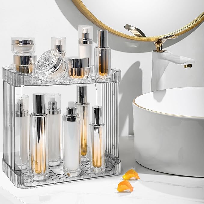 Bathroom Counter Organizer Cosmetics Skincare Organizers Skincare Makeup - Image 6