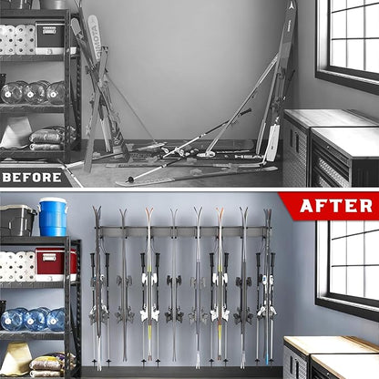 Ultrawall Ski Rack, Wall Mounted Ski Storage - Image 7
