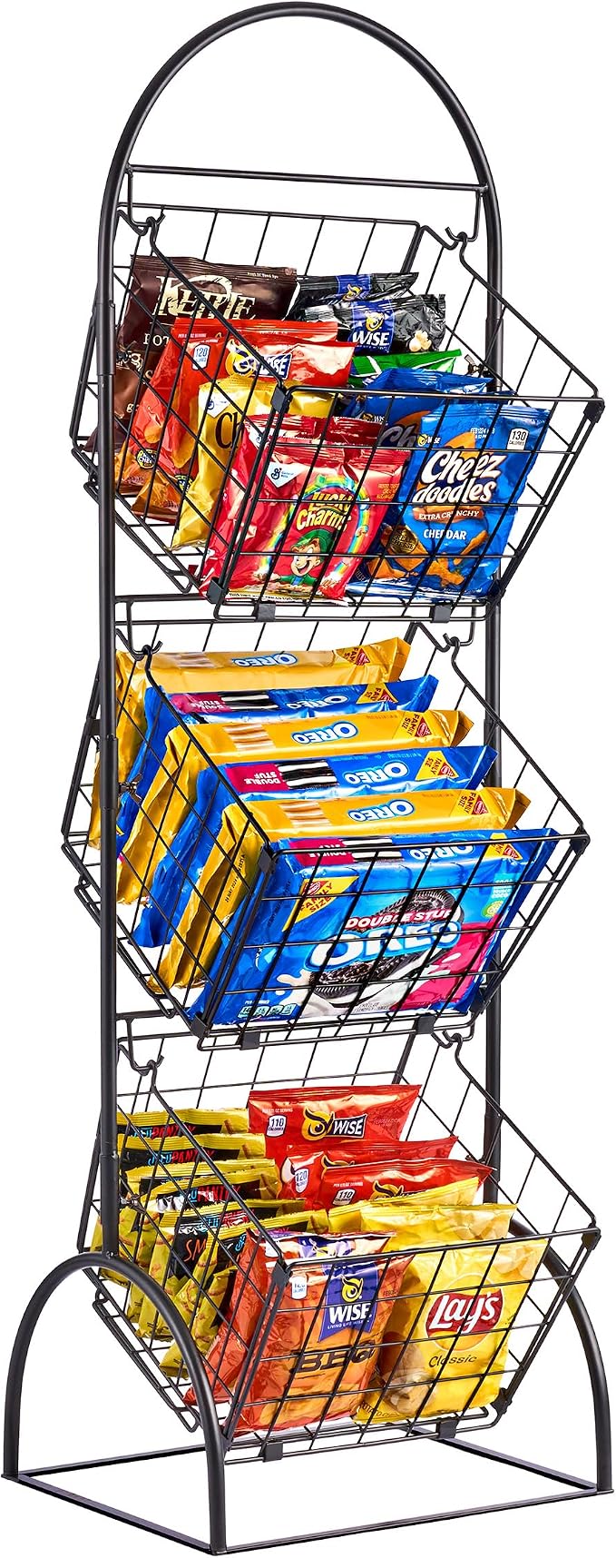 Sorbus 3-Tier Wire Market Basket Storage - Image 5