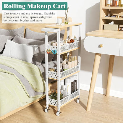 Giwil 4-Tier Slim Rolling Storage Cart - Image 5