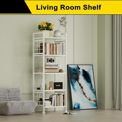 GIOTORENT 5-Wire Standing Storage Shelves, Metal Shelving Unit Pantry Rack - Image 4
