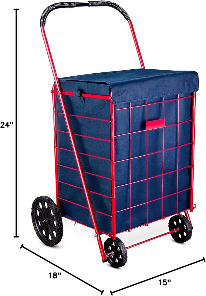 Handy Laundry Shopping Cart Liner, Square Bottom, Fits Standard Shopping Cart - Image 7