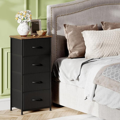 Somdot Dresser for Bedroom, 4 Drawer Storage Cabinet, Closet Organizer | Tall - Image 2