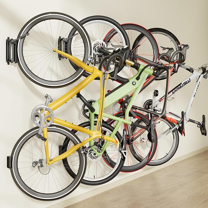 monTEK Heavy duty Bike Wall Mount, Swivel Bike Wall Hanger Holds Up to 77lbs - Image 2