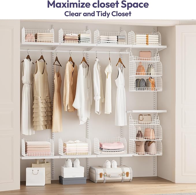 SWTYMIKI Hanging Closet Organizer Storage - Image 5