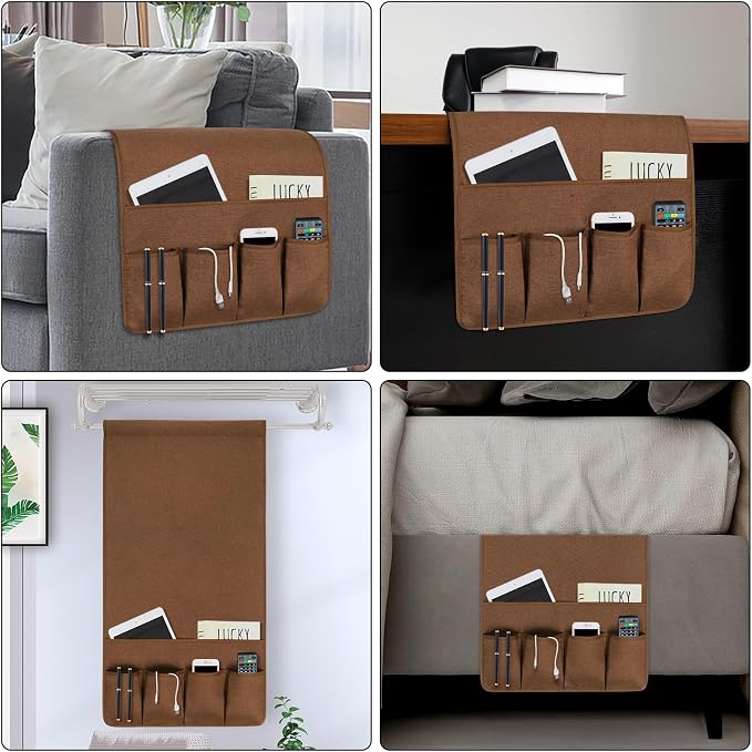 NB Sofa Armrest Organize remote holder bedside caddy organizer - Image 4
