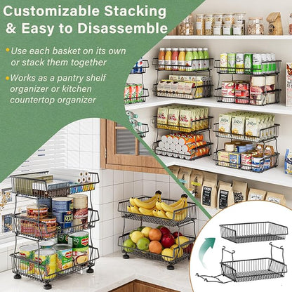 OKZEST Pantry Organizers and Storage Cart - Image 5