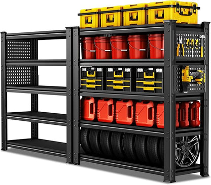 SILVEL 48.2" W Garage Shelving, 5000LBS Heavy Duty Metal Shelving, 2025 Solid by SILVEL